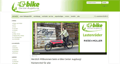 Desktop Screenshot of ebike-augsburg.de